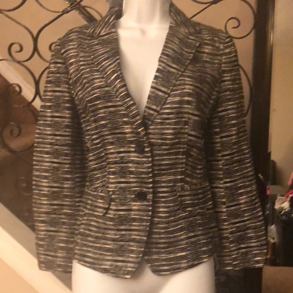 Loft black and cream blazer/ great condition/ worn once - Picture 1 of 5